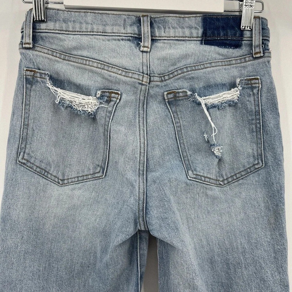 Abercrombie & Fitch The Boyfriend Mid Rise Distressed Denim Jeans Size 25/0R - Picture 6 of 9